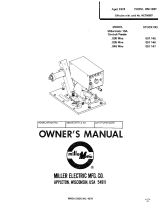 Miller HE756087 Owner's manual
