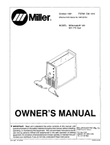Miller Millermatic 150 Owner's manual