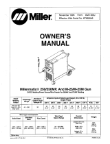 Miller Millermatic 250 Owner's manual