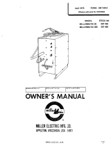 Miller HD725525 Owner's manual