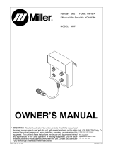 Miller MMP Owner's manual