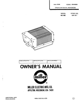 Miller MO-395 Owner's manual