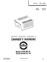 Miller MO-395 Owner's manual