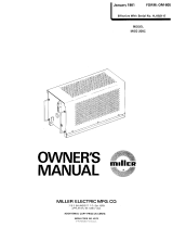 Miller HJ192117 Owner's manual