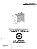 Miller MPG-395 Owner's manual