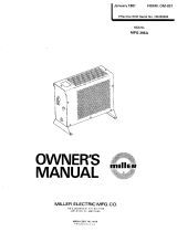 Miller MPG-395A Owner's manual