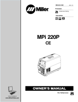 Miller Mpi 220P CE Owner's manual