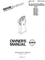 Miller JE823738 Owner's manual