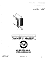 Miller MS Weld Control Owner's manual