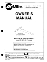 Miller MT-20V-12 Owner's manual