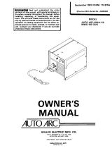 Miller MW 4110 Owner's manual