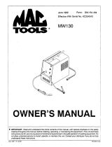 MAC TOOLS KC254343 Owner's manual