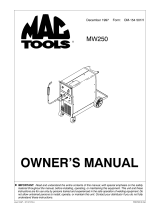 Miller MW250 Owner's manual