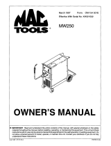 MAC TOOLS MW250 Owner's manual