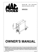 MAC TOOLS MW250 Owner's manual