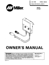 Miller JK539176 Owner's manual