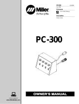 Miller PC-300 Owner's manual