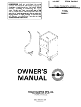 Miller PLAZCUT Owner's manual