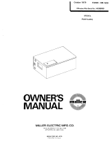 Miller HK268009 Owner's manual