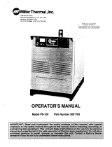Miller PS-100 Owner's manual