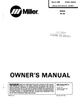 Miller JH249571 Owner's manual