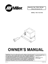 Miller PSA-11 Owner's manual