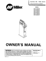 Miller SSW-1020ATT Owner's manual