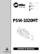 Miller PSW-1020MT Owner's manual