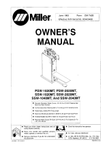 Miller SSW-1020MT Owner's manual