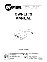 Miller PULSET CONTROL Owner's manual
