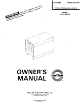 Miller JD700116 Owner's manual