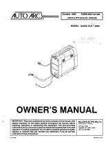 Miller QUICK CUT 3000 Owner's manual