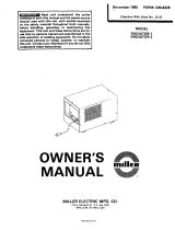 Miller RADIATOR 1 Owner's manual
