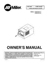 Miller RADIATOR 2A Owner's manual