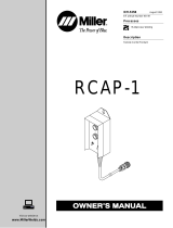 Miller RCAP-1 Owner's manual