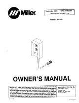 Miller KA19 Owner's manual