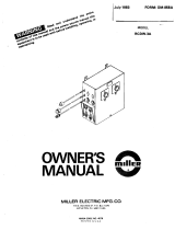 Miller RCDW-3A Owner's manual