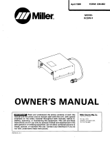 Miller JJ000000 Owner's manual