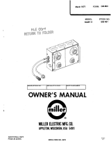 Miller RCMP-11 Owner's manual