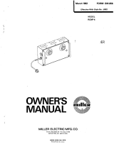 Miller RCMP-4 Owner's manual