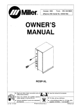 Miller RCSP-XL Owner's manual