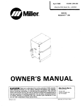 Miller REGENCY 200 Owner's manual
