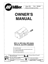 Miller RFC-23GD25A Owner's manual