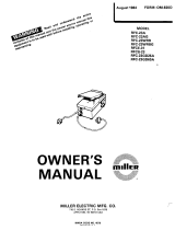 Miller RFC-23GD25A Owner's manual