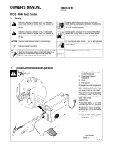 Miller RFCS - RJ45 FOOT CONTROL Owner's manual