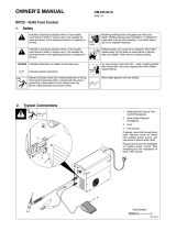 Miller RFCS - RJ45 FOOT CONTROL (INCLUDED Owner's manual