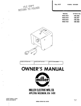 Miller RHC-3VR Owner's manual