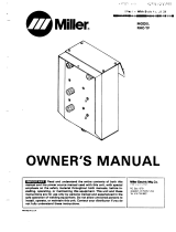 Miller JJ29 Owner's manual