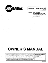 Miller ROBOT INTERFACE NSPR 8933 AND 9184 Owner's manual