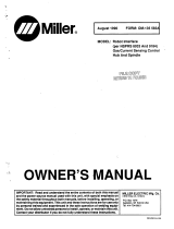 Miller ROBOT INTERFACE NSPR 8933 AND 9184 Owner's manual